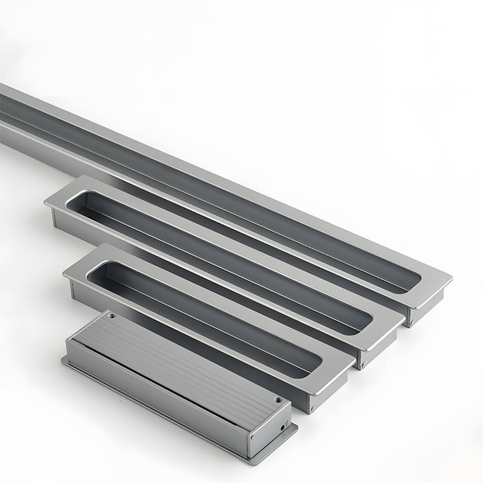 Vintage Invisible Recessed Finger Pull Cabinet Handles