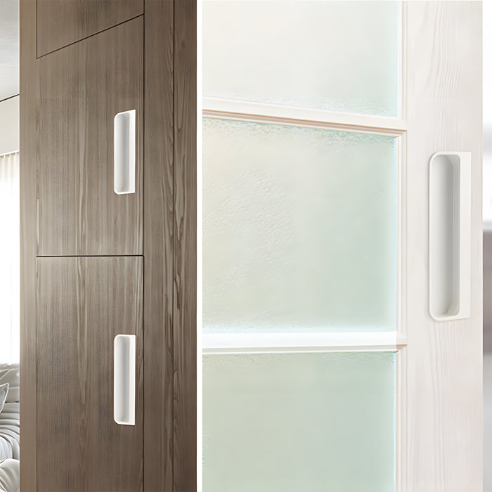 Sqaure Sliding Closet Door Handles Flush Pulls