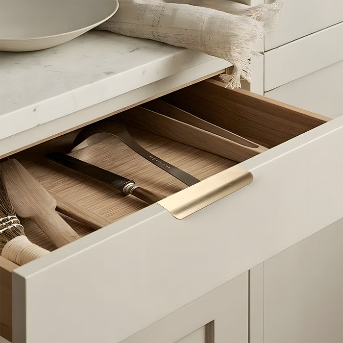 Modern Metal Invisible Cabinet Edge Pulls