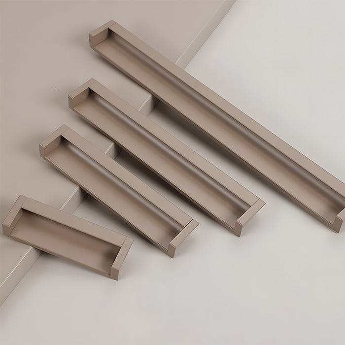 Contemporary Aluminum Alloy Finger Edge Pulls