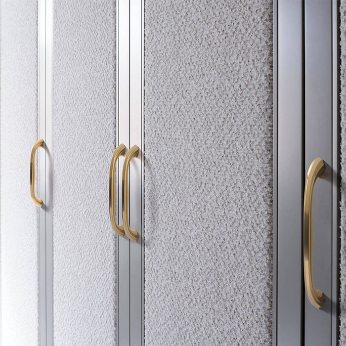 Minimalism Gold Zinc Alloy Cabinet Handles for Homes Decoration