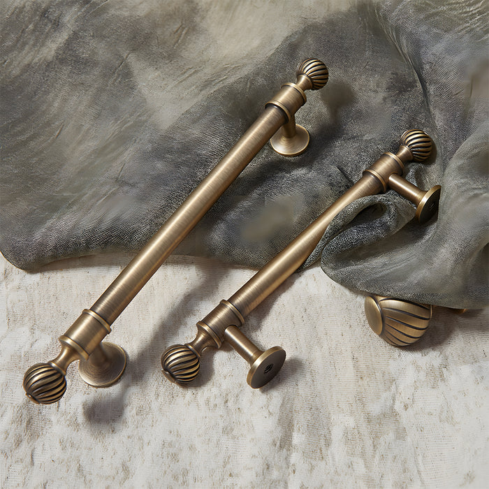 Antique Solid Brass Drawer Pulls Cabinet Handles