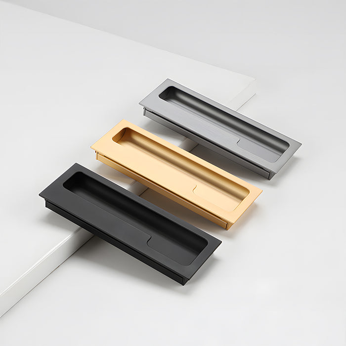 Modern Aluminum Recessed Concealed Cabinet Pulls