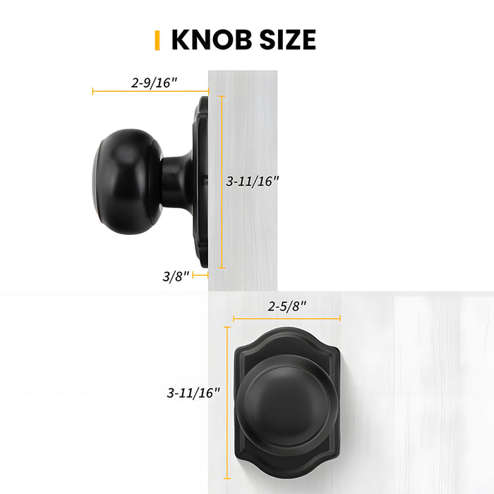 ‎2 Pack Stainless Steel Interior Dummy Door Knob