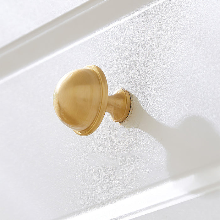 Modern Brass T-Bar Cabinet Handles