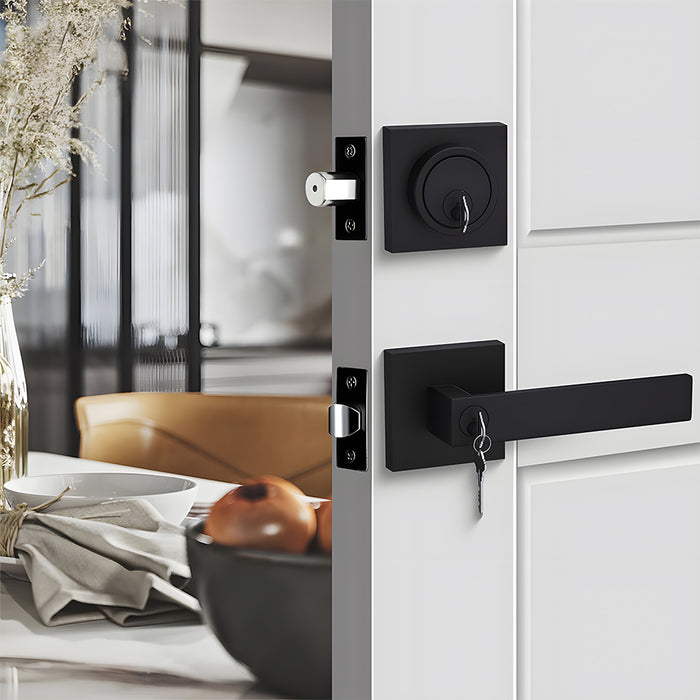 Entry Door Locksets Exterior Door Handle and Deadbolt Set