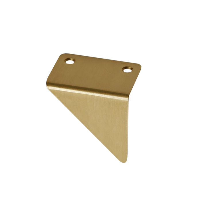 Triangle Shape Creative Solid Brass Cabinet Hidded Handle Drawer Handles