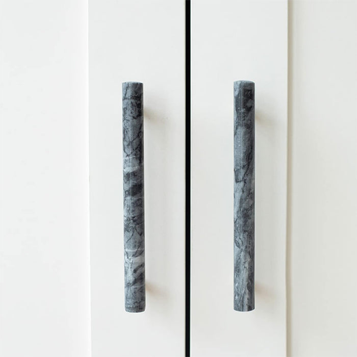 Modern Marble Brass Door Handle Wardrobe And Cabinet Pull