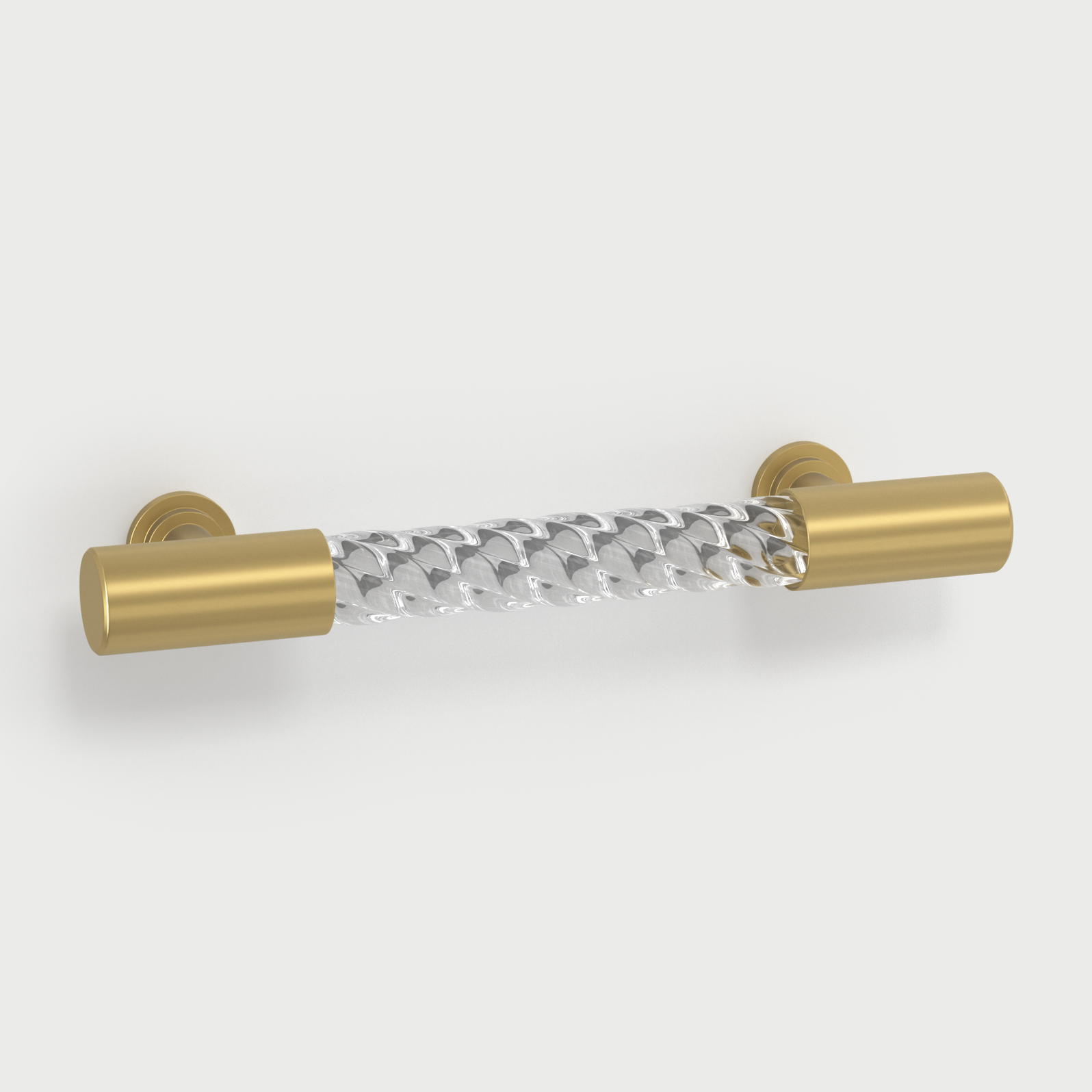 Goldenwarm Transparent Acrylic Cabinet Pull T Bar Handle Drawer Pull