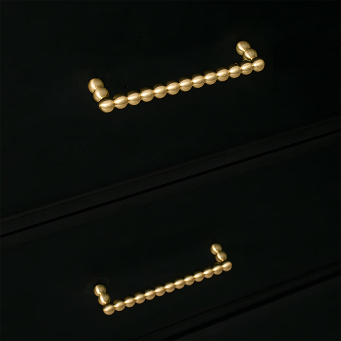 Vintage Spherical Brass Cabinet Handles