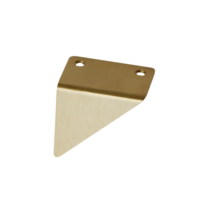 Triangle Shape Creative Solid Brass Cabinet Hidded Handle Drawer Handles