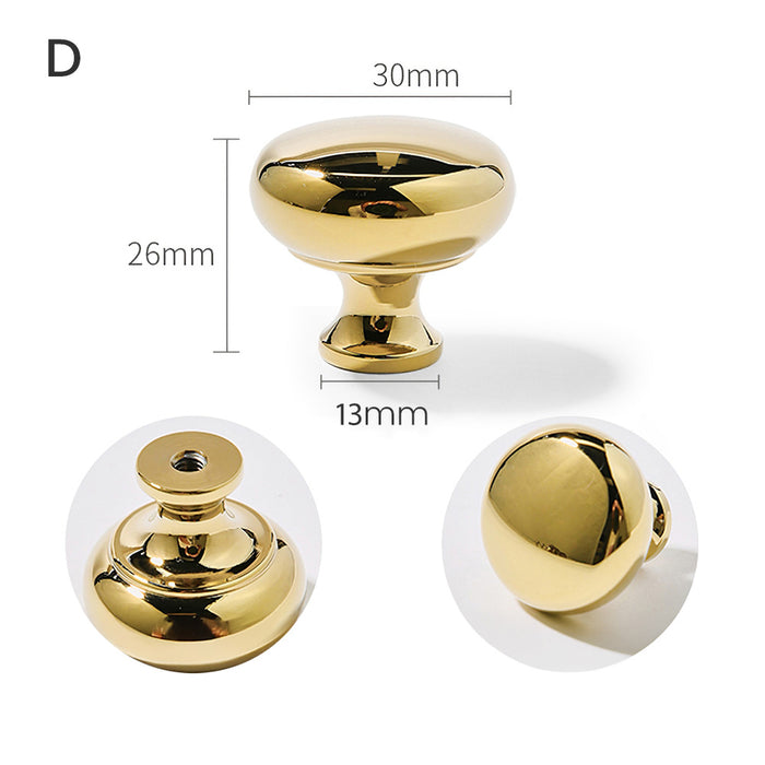 Beautify Holes Gold Kitchen Cabinets knobs with Backplate
