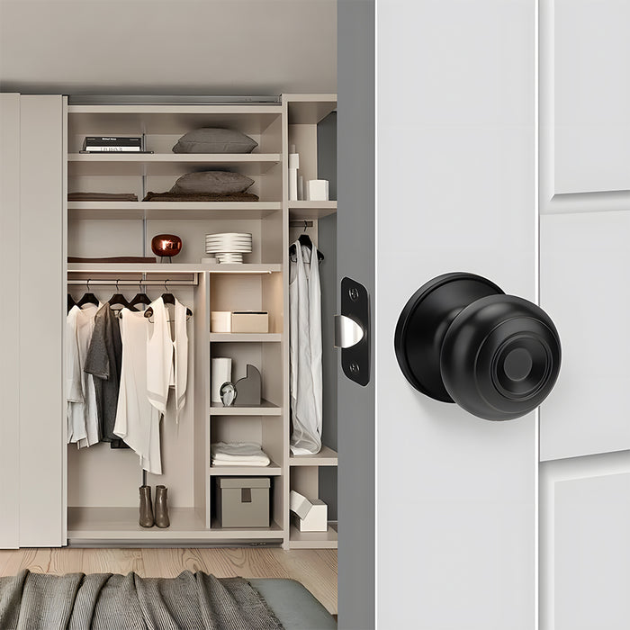 Keyless Round Dummy Passage Privacy Interior Door Knobs