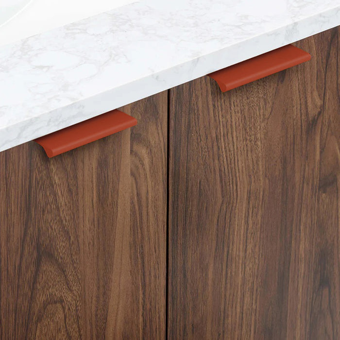Modern Refined Cabinet Edge Finger Pulls For Kitchen