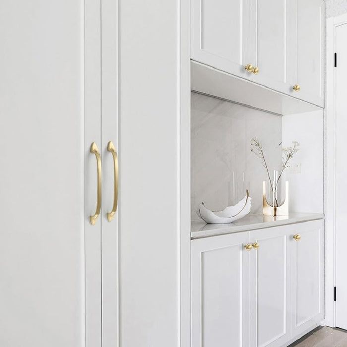 Modern Luxe Brass Drawer Pulls Kitchen Cabinet Handles