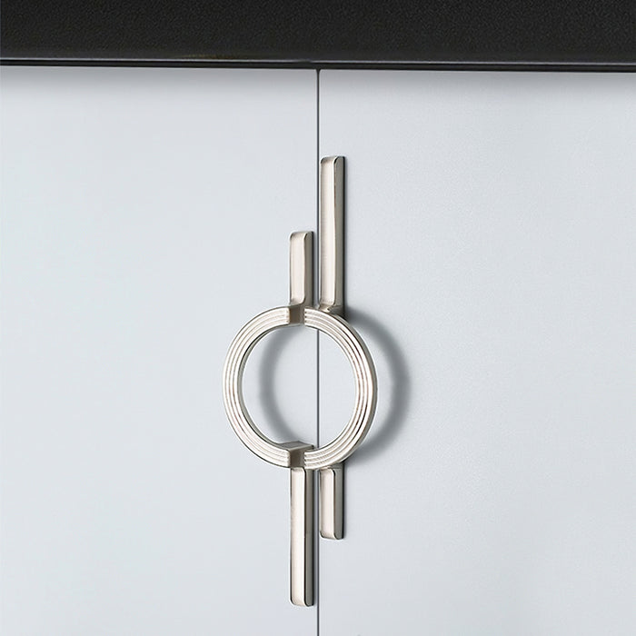 Chinese Modern Simple Semicircular Long Cabinet Door Handle