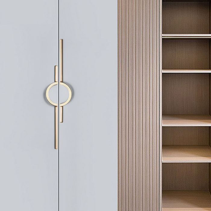 Modern Simple Semicircular Long Cabinet Door Handle