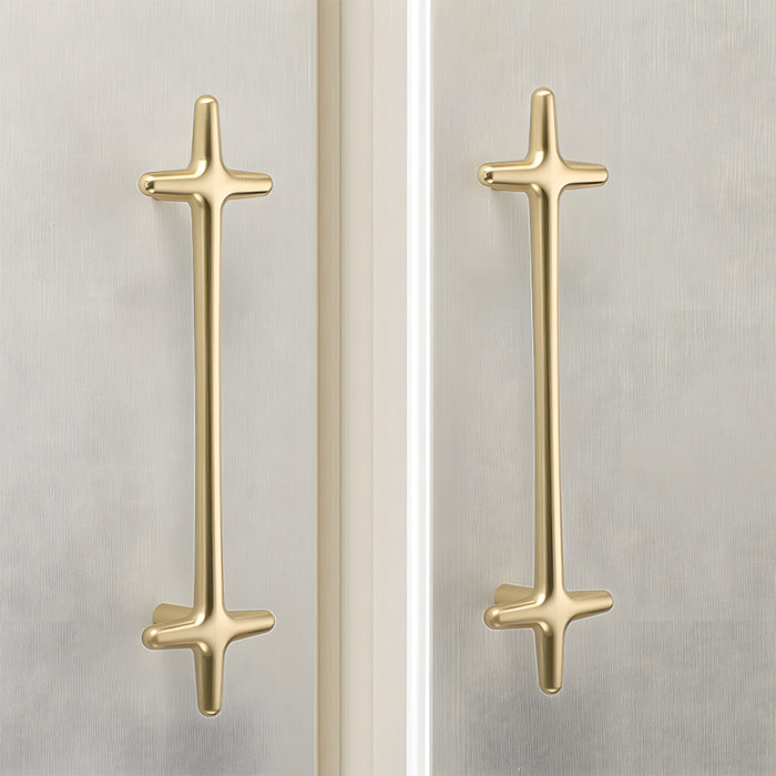 Modern Bright Silver Zinc Alloy Cabinet Pulls and Handles