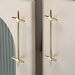 Modern Bright Silver Zinc Alloy Cabinet Pulls and Handles