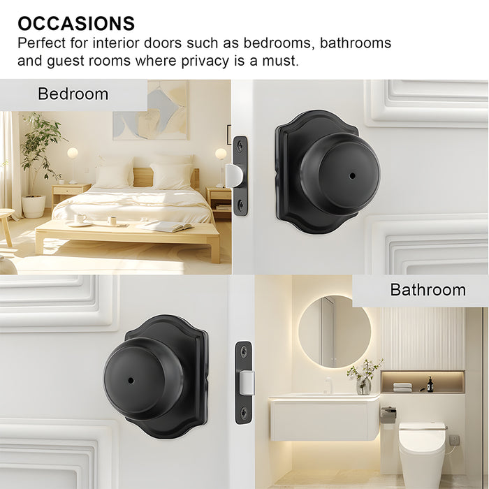 ‎Stainless Steel Interior Door Privacy & Passage Door Knob