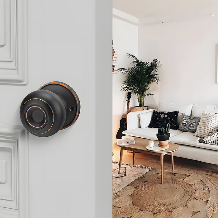Keyless Round Dummy Passage Privacy Interior Door Knobs