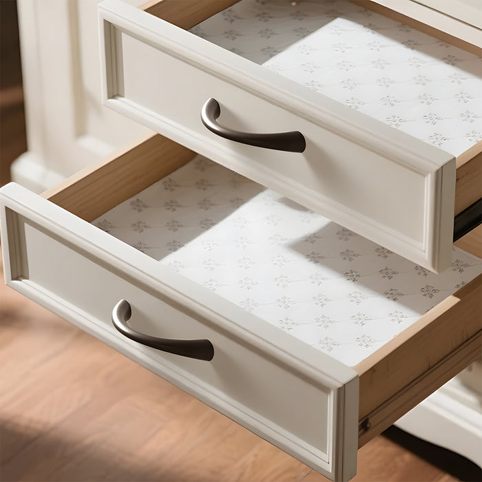 Solid Zinc Alloy Curved Cabinet Handles for Dresser Drawer