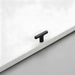 Modern Zinc Alloy T Bar Knobs & Grooved Bar Cabinet Pulls