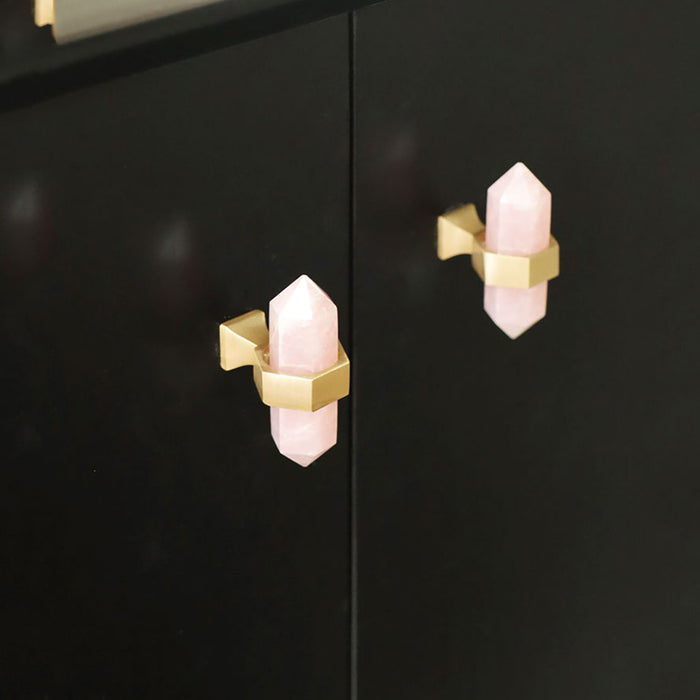 Luxury Natural Crystal Cabinet Handles and Dresser Knobs