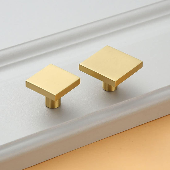 Modern Gold Brass Kitchen Cabinet Handles