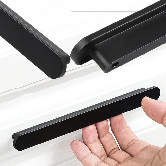 Modern T-Shaped Aluminium Alloy Cupboard Handles