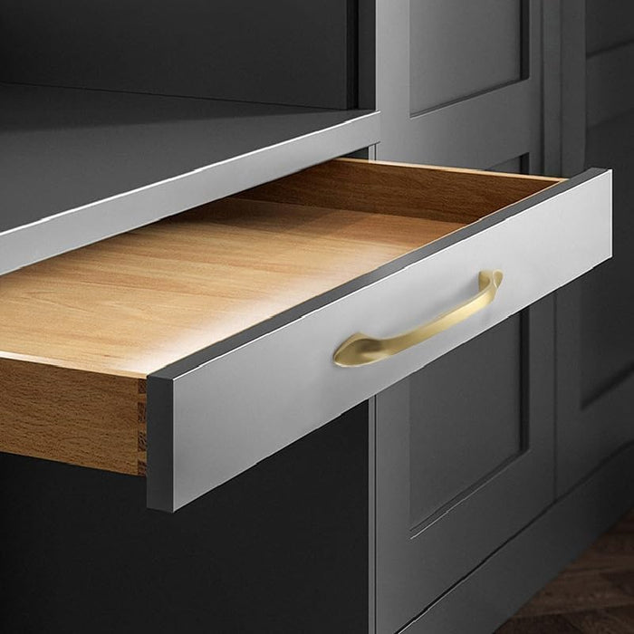 Modern Luxe Brass Drawer Pulls Kitchen Cabinet Handles