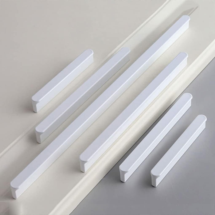 Modern T-shaped Rounded Corner Long Cabinet Handles
