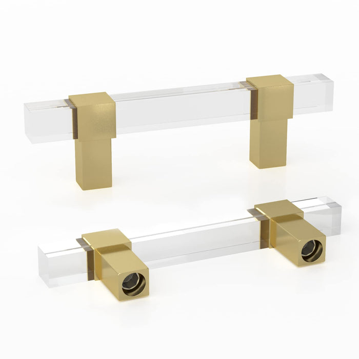 Brushed Brass Kitchen Cabinet Handles Decorative and Unique Drawer Pulls