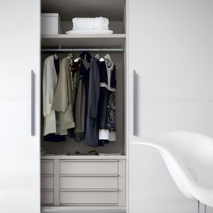 Modern T-Shaped Aluminium Alloy Cupboard Handles