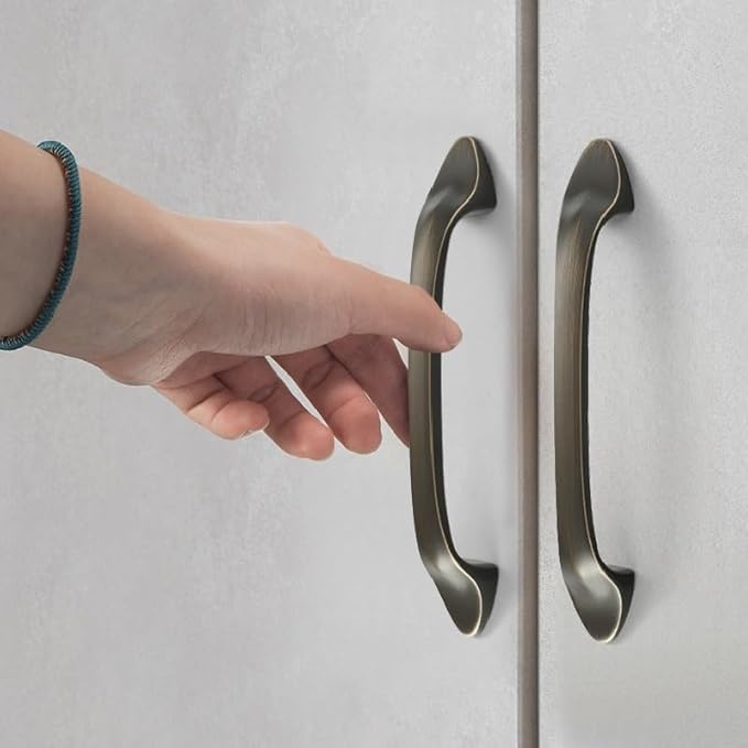 Modern Luxe Brass Drawer Pulls Kitchen Cabinet Handles