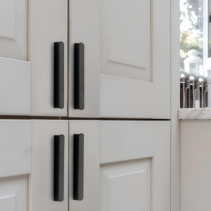 Vintage Black Brass Kitchen Cabinet Handles