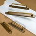 Vintage Zinc Alloy Drawer Handles with Backplate