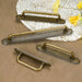 Vintage Zinc Alloy Drawer Handles with Backplate