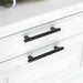 Modern Zinc Alloy T Bar Knobs & Grooved Bar Cabinet Pulls