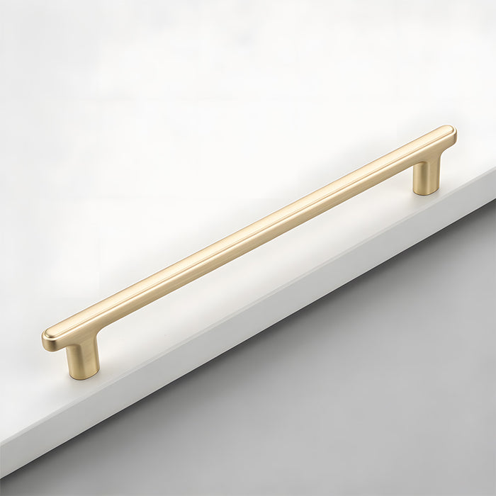 Modern Zinc Alloy T Bar Knobs & Grooved Bar Cabinet Pulls