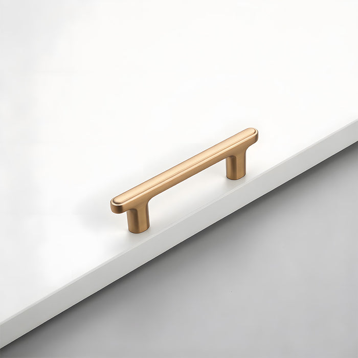 Modern Zinc Alloy T Bar Knobs & Grooved Bar Cabinet Pulls
