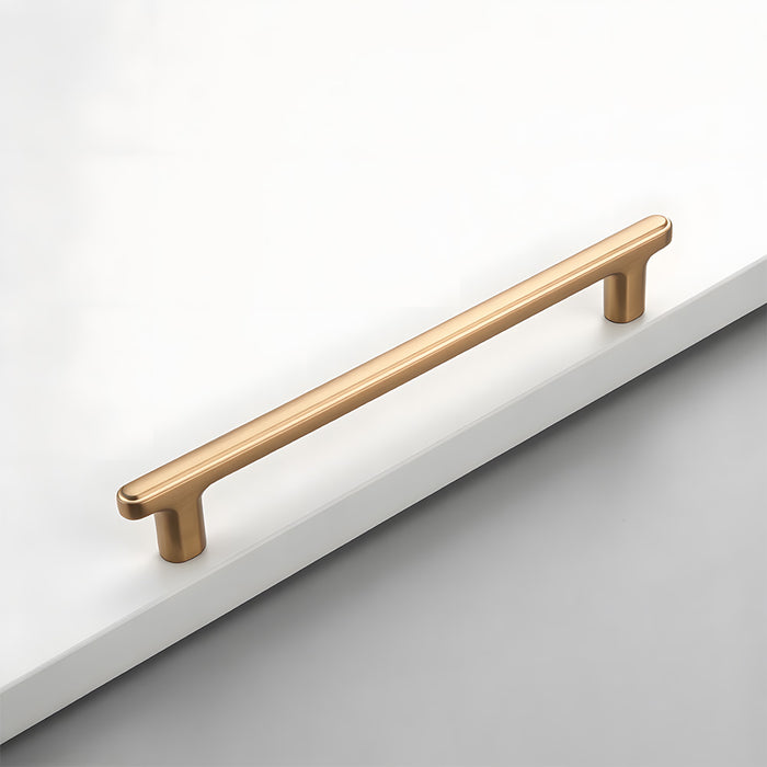 Modern Zinc Alloy T Bar Knobs & Grooved Bar Cabinet Pulls