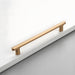Modern Zinc Alloy T Bar Knobs & Grooved Bar Cabinet Pulls
