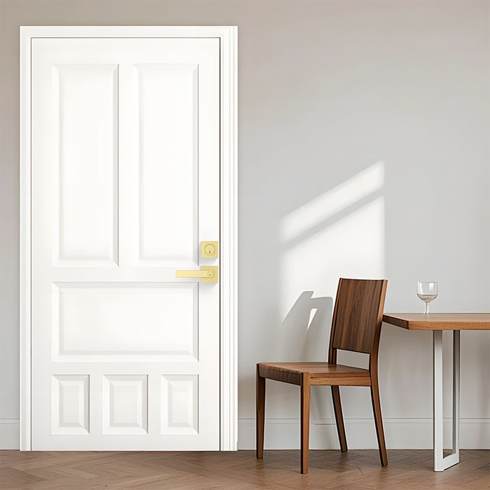 Exterior Entry Door Lock Handleset with Deadbolt