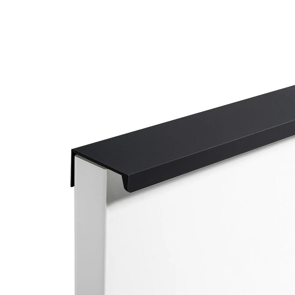 Goldenwarm Modern Gold Black Kitchen Cupboard Cabinet Edge Pull Handles