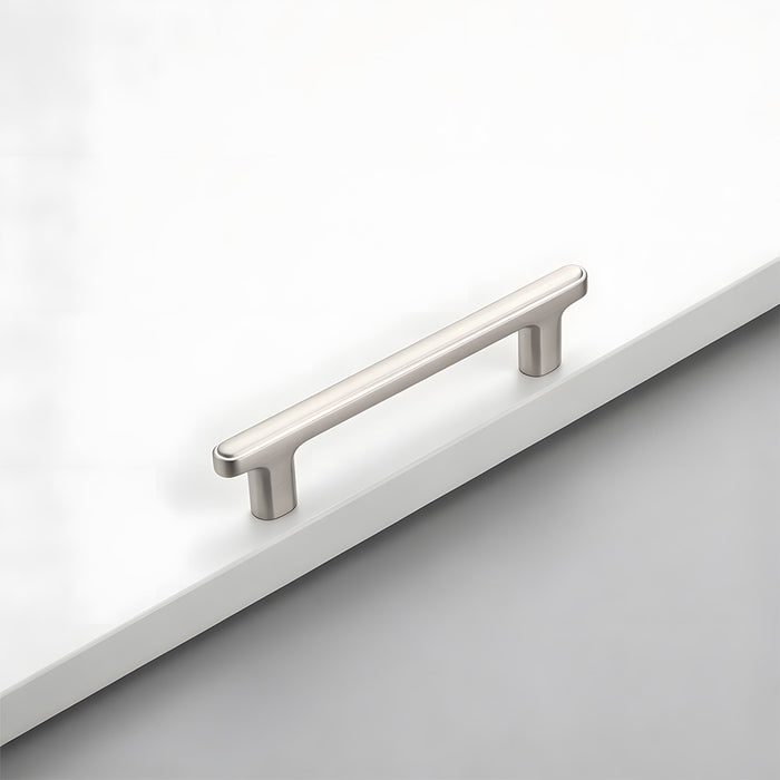 Modern Zinc Alloy T Bar Knobs & Grooved Bar Cabinet Pulls