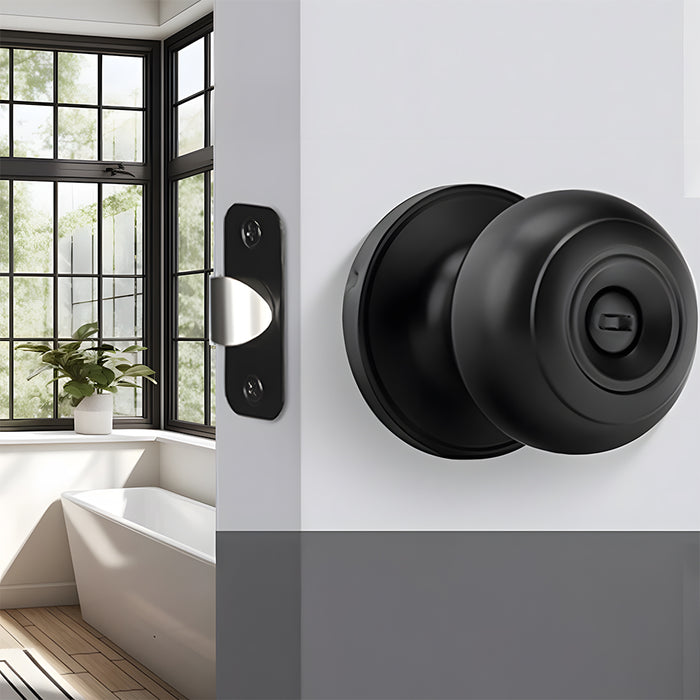 Keyless Round Dummy Passage Privacy Interior Door Knobs