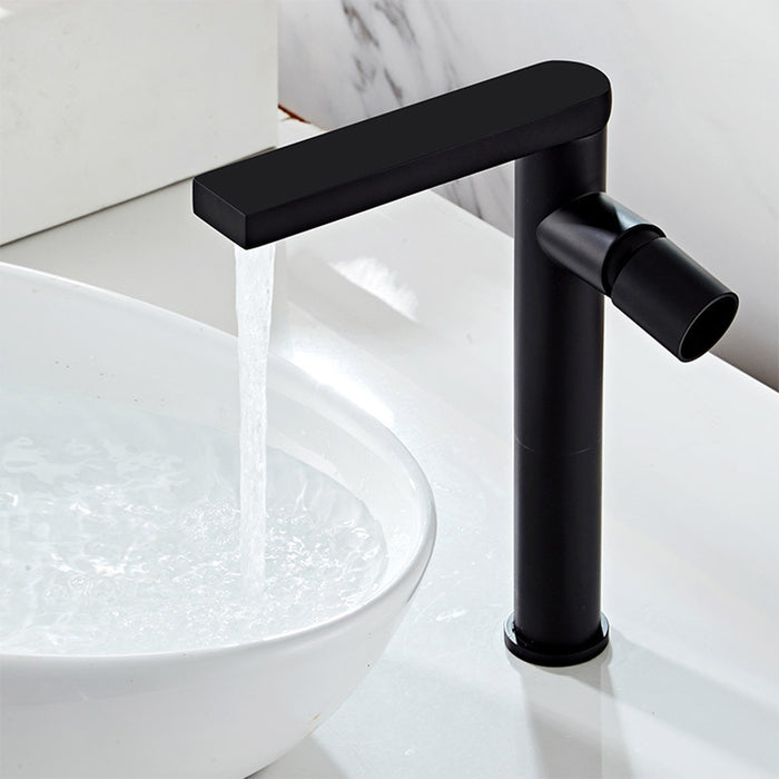 Single Lever 360° Swivel Spout Bathroom Sink Faucets