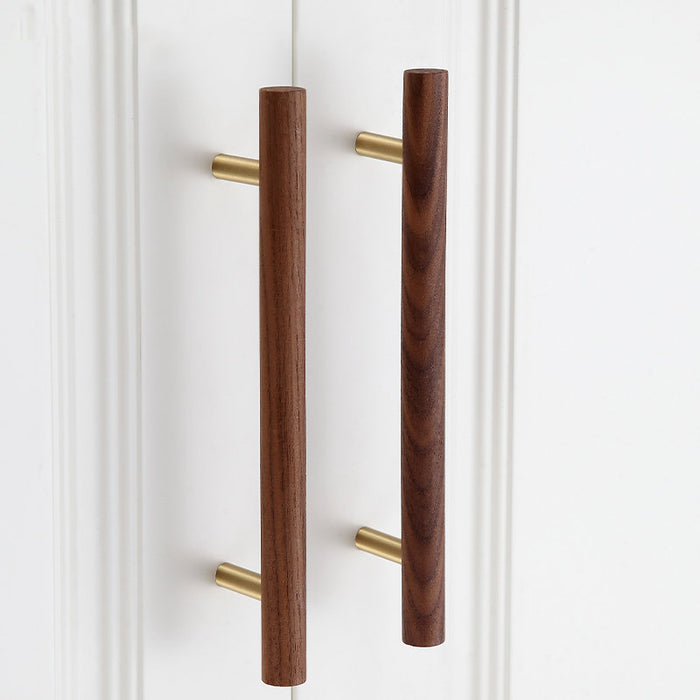 Universal Wooden Door Handles for Drawers Cupboards Kitchen Cabinets