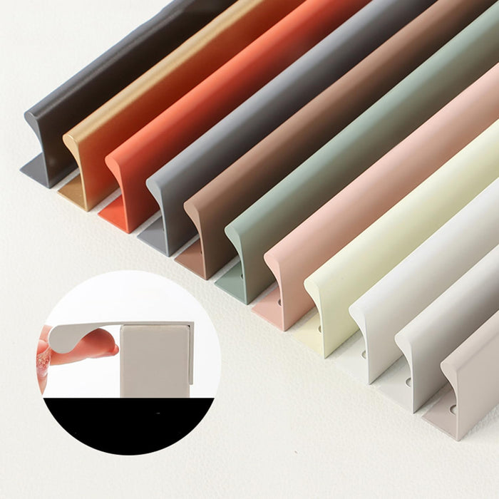 Modern Refined Cabinet Edge Finger Pulls For Kitchen